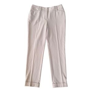 Chico’s The Ultimate Fit Cuffed Cropped Slim Fit Pants Size 00 or XS pink NWT